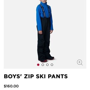 Vguc size 8 kids black zip off snow pants